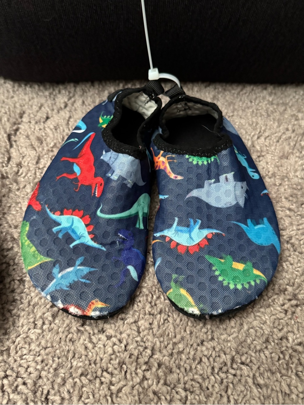 Kids Navy Dinosaur Water Shoes 28/29 US 10/10.5